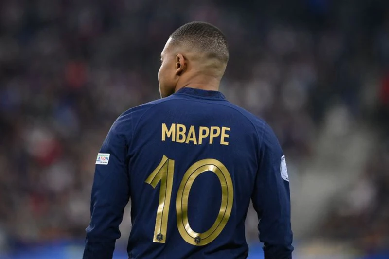 Số áo Mbappe ở đội tuyển quốc gia Pháp